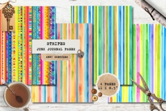 Mexican Stripes Junk Journal Pages Serape Printable Set Product Image 1