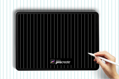 Striped Pattern Brush for Procreate 