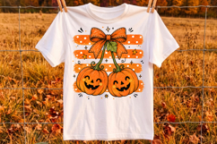 Striped Pumpkin Cherries Png,Vintage Halloween Pumpkin Png Product Image 2
