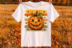 Striped Pumpkin PNG,Vintage Pumpkin Season PNG Product Image 2
