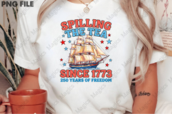 Striped Spilling The Tea Since 1773 Png Product Image 2