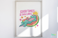Striped Summer Animal Png Clipart Product Image 2