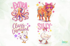 Striped Summer Animal Png Product Image 1