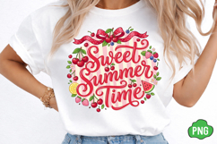 Striped Sweet Summer Time PNG Product Image 2