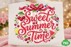 Striped Sweet Summer Time PNG Product Image 1