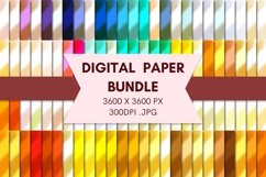 Striped Vintage 2 Digital Papers Bundle - 100 Backgrounds Product Image 1