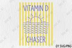 Striped Vitamin D Chaser Summer PNG Product Image 1