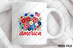 Striped Wildflower 4th Of July Product Image 3