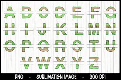 SUPER 7 Christmas Split Monogram sublimation set bundle Product Image 15