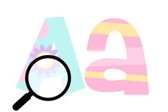 Stripes and Dots Pastel Color Font Product Image 2