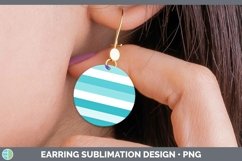 GorgeousStripes Round Earrings design.