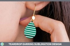 GorgeousStripes Teardrop Earrings design.