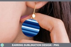 GorgeousStripes Round Earrings design.