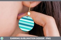 GorgeousStripes Round Earrings design.