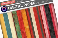 Strips &amp; Stripes Digital Paper Product Image 1