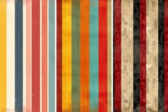 Strips &amp; Stripes Digital Paper Bundle Product Image 2