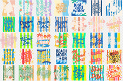 Summer Sublimation Bundle | Beach Quotes Retro Stripes png Product Image 4