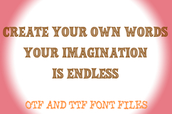 Stripy Lined Alphabet Lettering ABC Text Font OTF Product Image 3