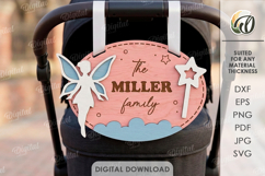 3D Baby Stroller Signs Bundle Laser Cut. Stroller Tag SVG Product Image 11