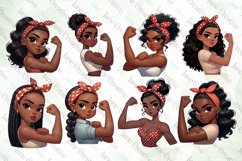 Strong African Girls Sublimation Product Image 2