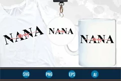 strong nana quotes sublimation png, Mothers Day svg, love Product Image 2