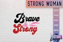 Strong Woman SVG Design | Woman Quotes | Strong Woman v.1 Product Image 1