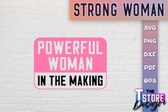 Strong Woman SVG Design | Woman Quotes | Strong Woman v.1 Product Image 1
