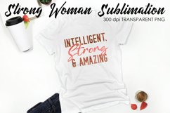 Strong Woman PNG Sublimation | Motivational Quotes PNG v.1 Product Image 1