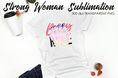 Strong Woman PNG|Strong Woman Quotes|Motivational Quotes v.1 Product Image 30