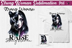 Woman sublimation | Strong woman clipart Product Image 1