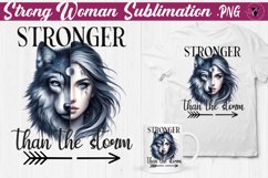 Woman sublimation | Strong woman clipart Product Image 1