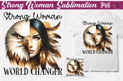 Woman sublimation | Strong woman clipart Product Image 1