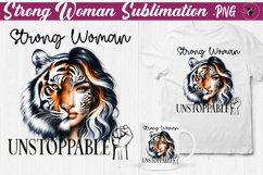 Woman sublimation | Strong woman clipart Product Image 1