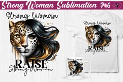 Woman sublimation | Strong woman clipart Product Image 1