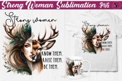 Woman sublimation | Strong woman clipart Product Image 1