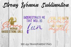 Strong Woman PNG|Strong Woman Quotes|Motivational Quotes v.1 Product Image 4