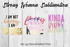Strong Woman PNG|Strong Woman Quotes|Motivational Quotes v.1 Product Image 8