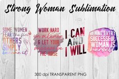 Strong Woman PNG|Strong Woman Quotes|Motivational Quotes v.1 Product Image 9