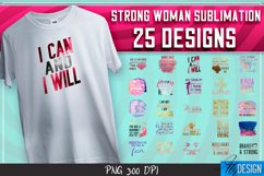 Strong Woman PNG|Strong Woman Quotes|Motivational Quotes v.1 Product Image 1