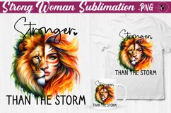 Woman sublimation | Strong woman clipart Product Image 1