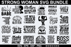 Strong Woman SVG Bundle - Strong Woman SVG Design Product Image 1