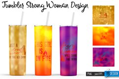 Strong Woman Tumblers Design | Motivational Quotes PNG v.2 Product Image 1