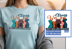 Strong Women Don't Wait for Permission - Sublimation Product Image 1