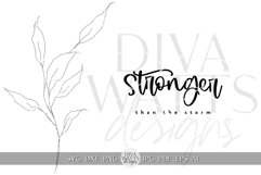 Stronger Than The Storm SVG Home Decor Farmhouse Sign svg Product Image 2