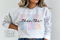 Stronger Than The Storm SVG - Positive Quote - Inspirational Product Image 3