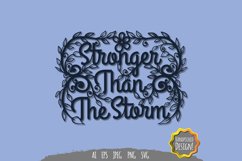 Stronger Than The Storm Papercut Product Image 2