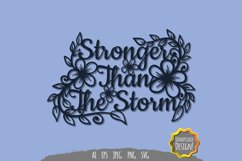 Stronger Than The Storm Papercut Product Image 2