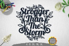 Stronger Than The Storm Papercut Product Image 1
