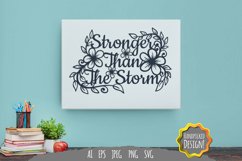 Stronger Than The Storm Papercut Product Image 1