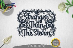 Stronger Than The Storm Papercut Product Image 1